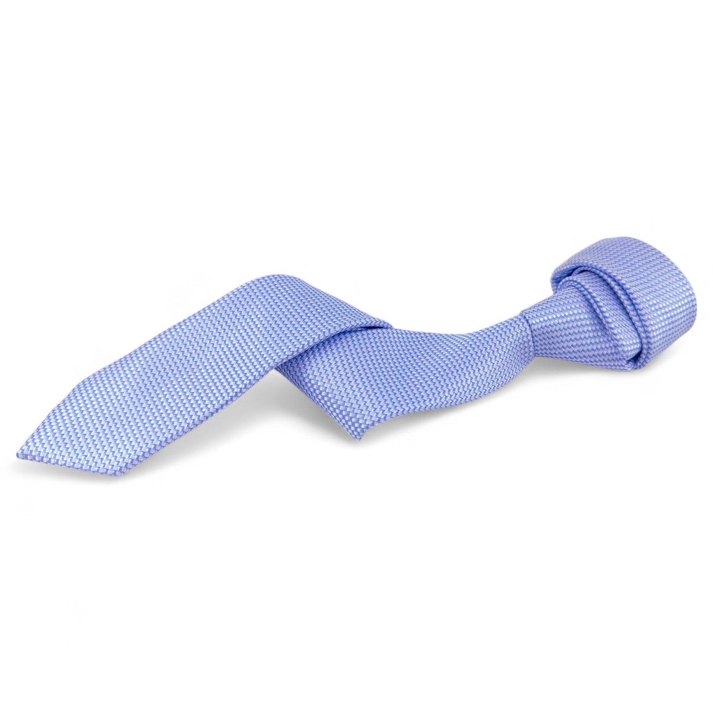 Corbata Azul Claro con Patrón Microtexturizado – Estilo Moderno