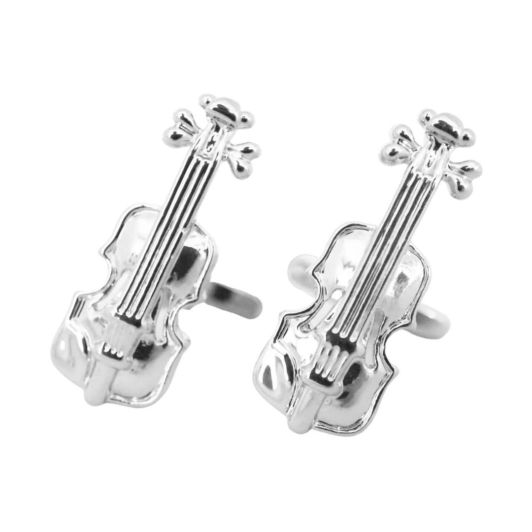 Mancornas de Violín Plateada – Elegancia Musical 🎻✨