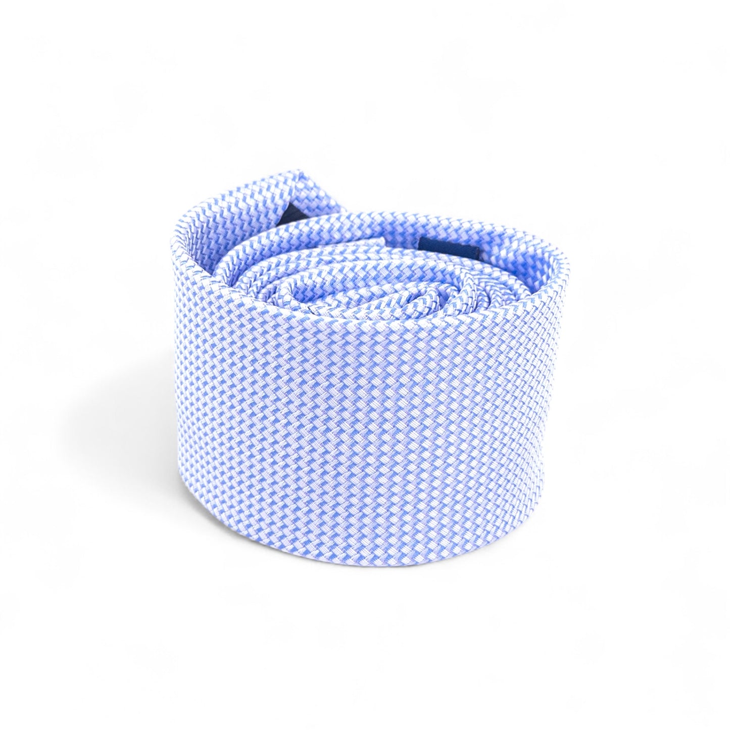 Corbata Azul Claro con Patrón Microtexturizado – Estilo Moderno