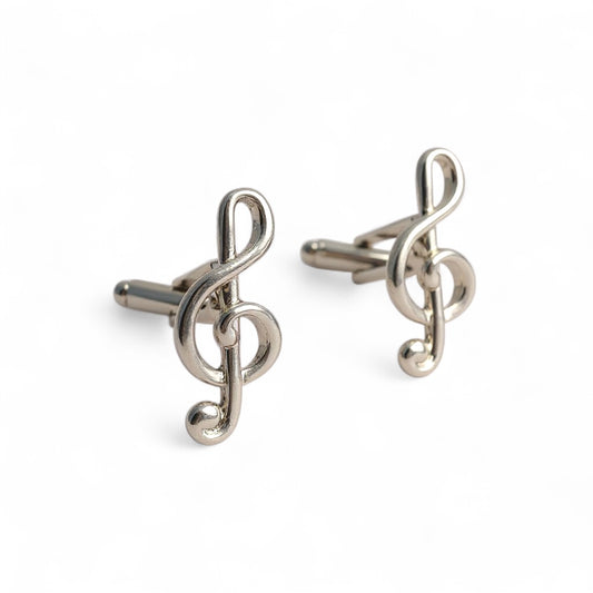 🎼 Mancornas Clave de Sol – Estilo musical en tu look
