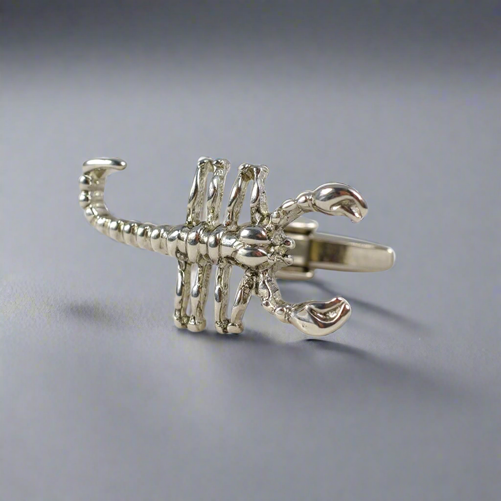 🦂 Mancornas Escorpión Plateado