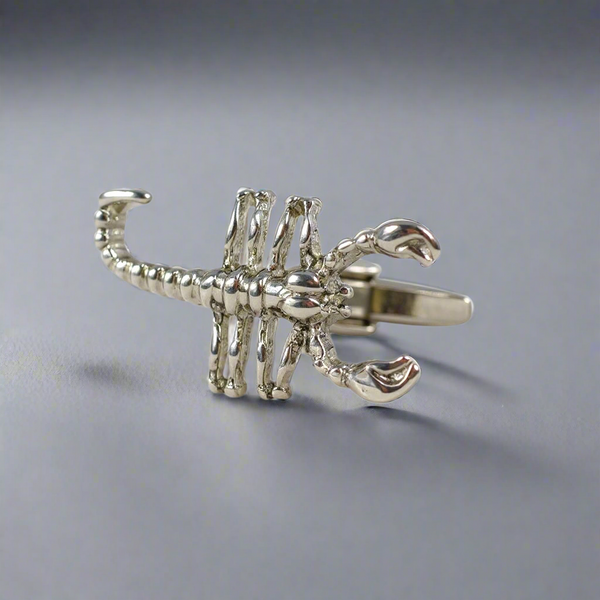 🦂 Mancornas Escorpión Plateado