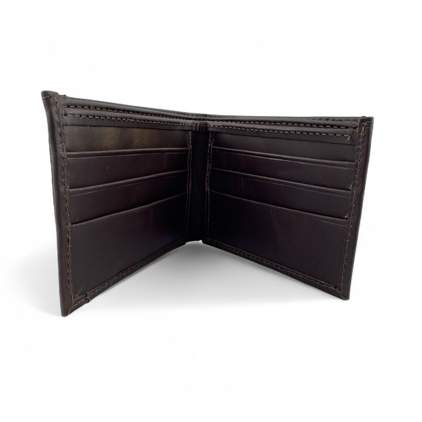 Billetera en Cuero Dandi Dual Shield café Oscuro