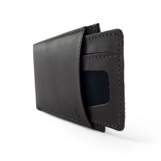 Billetera en Cuero Dandi Dual Shield café Oscuro