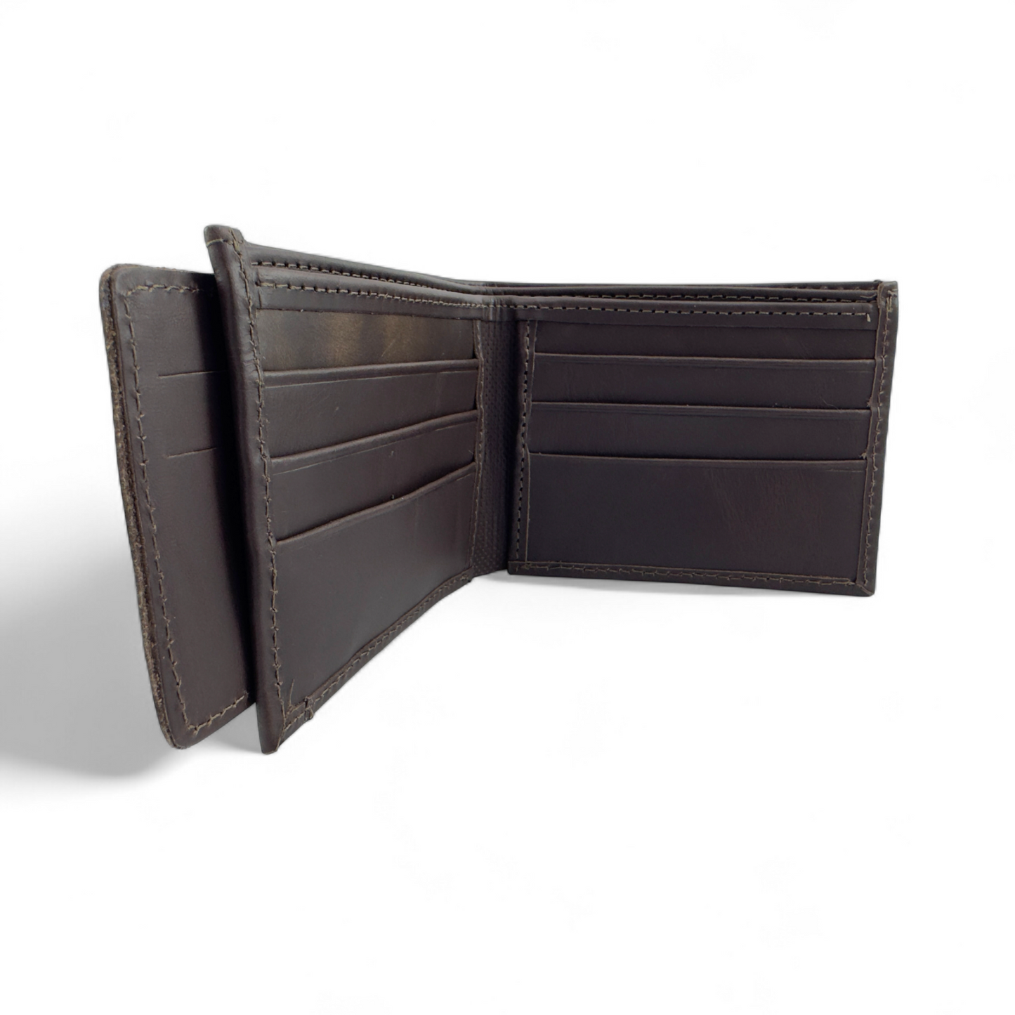 Billetera en Cuero Dandi Dual Shield café Oscuro