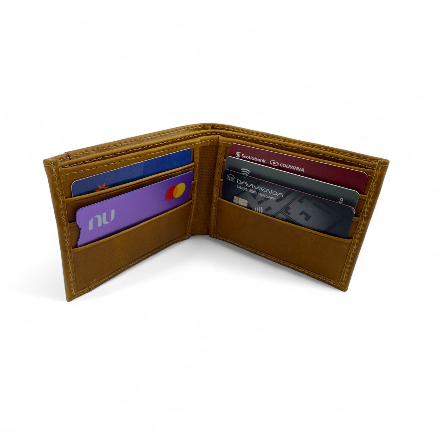 Billetera en Cuero Dandi Dual Shield Miel