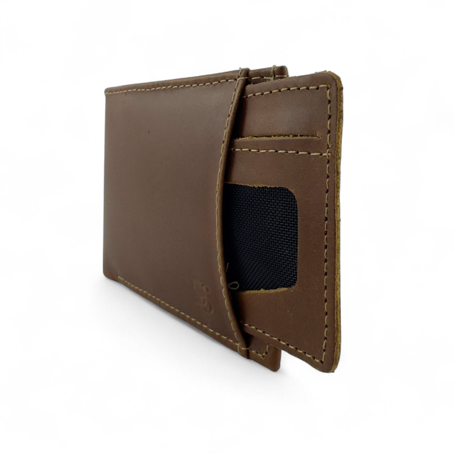 Billetera en Cuero Dandi Dual Shield café
