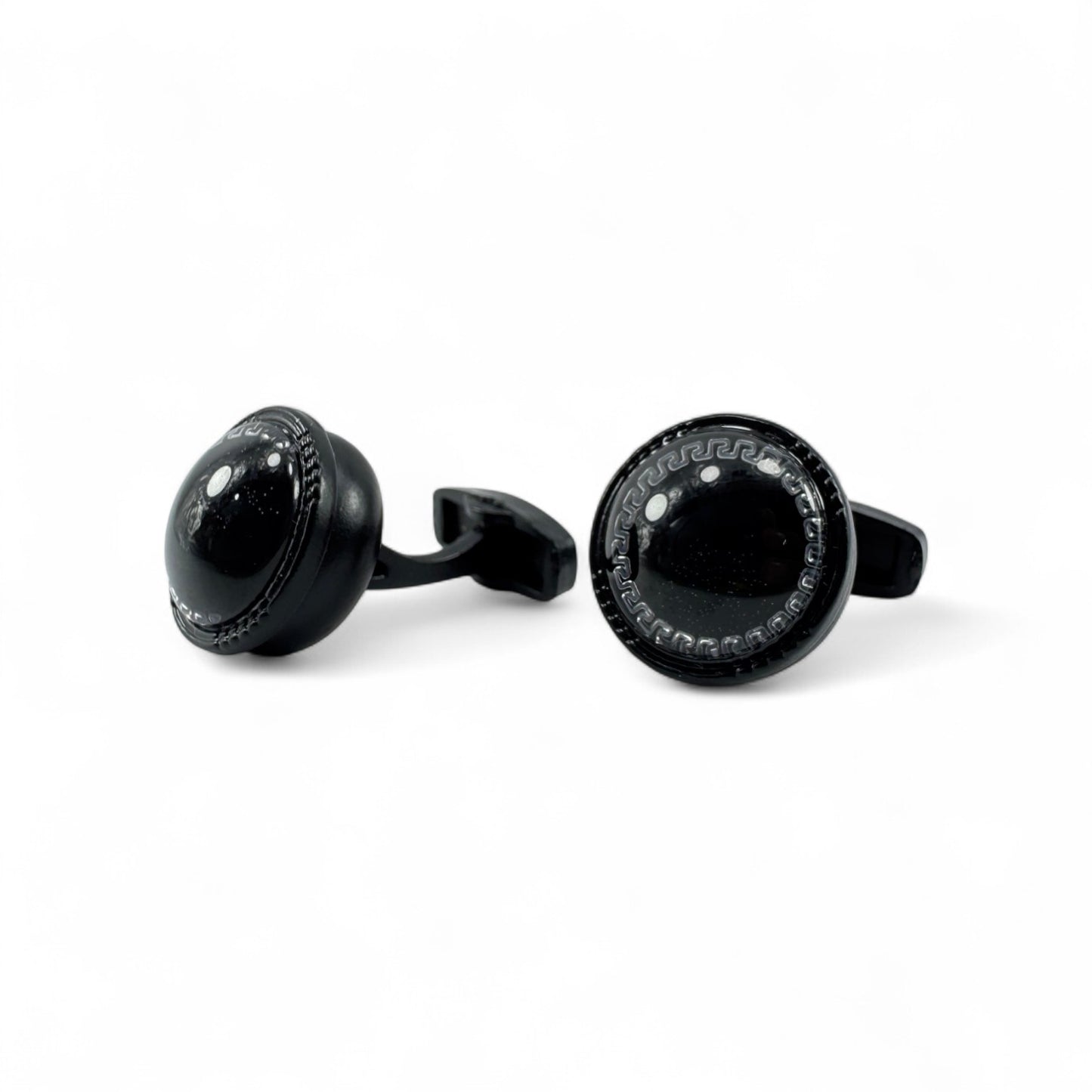 Mancornas Negras con Detalle Greca