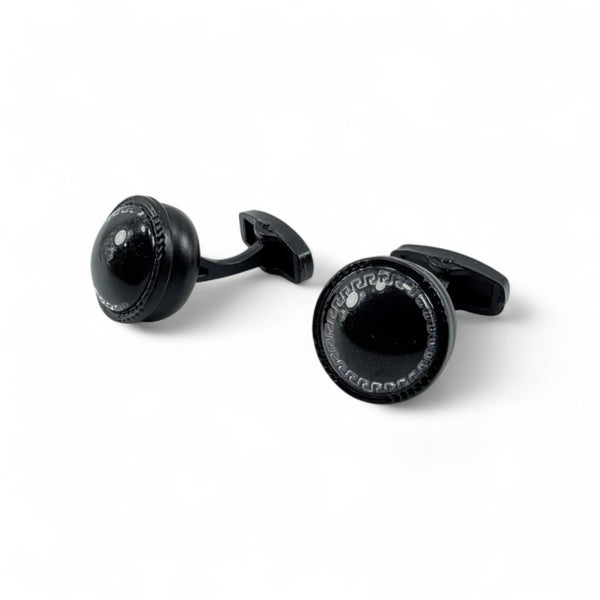 Mancornas Negras con Detalle Greca