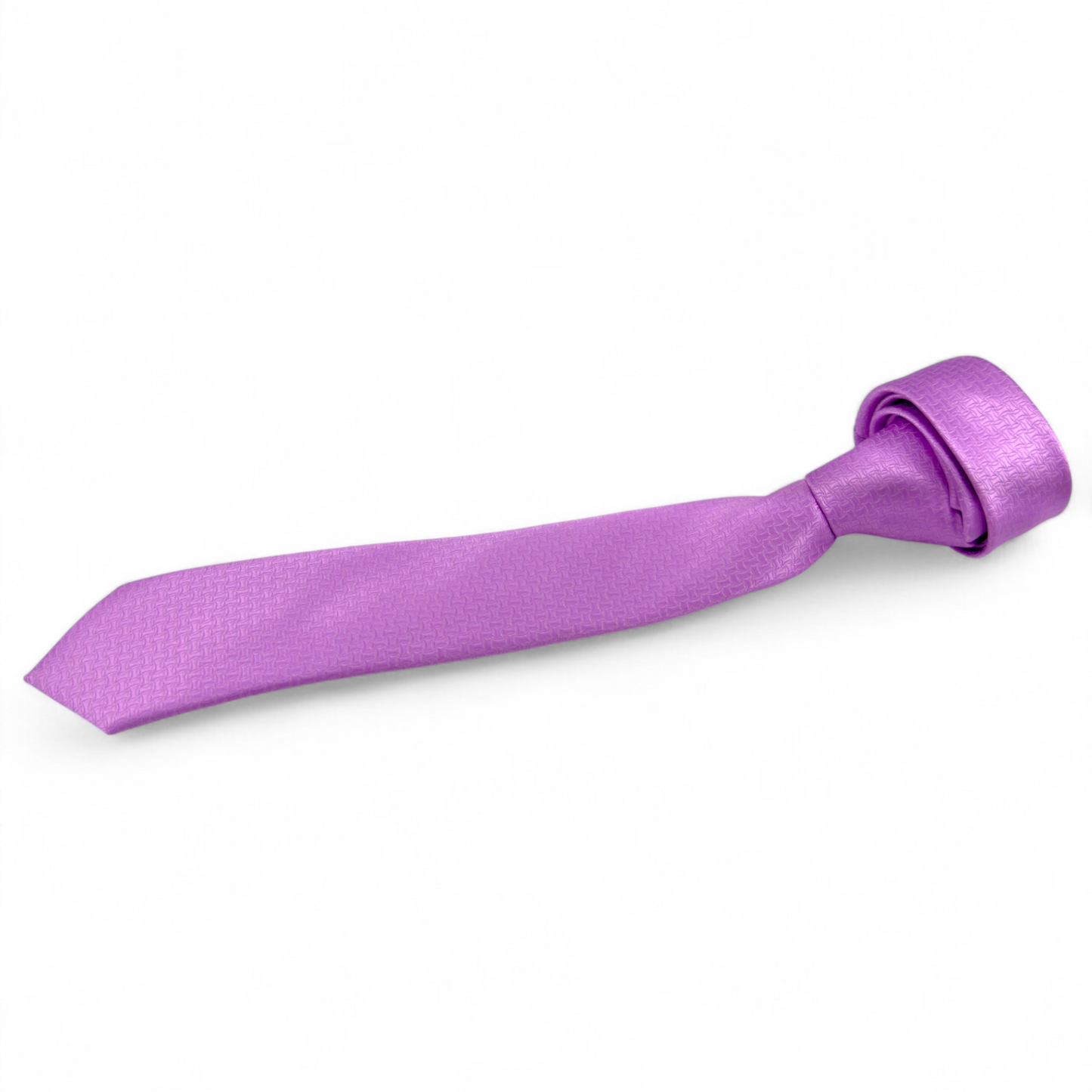 💜 Corbata Lila Texturizada – Estilo y distinción