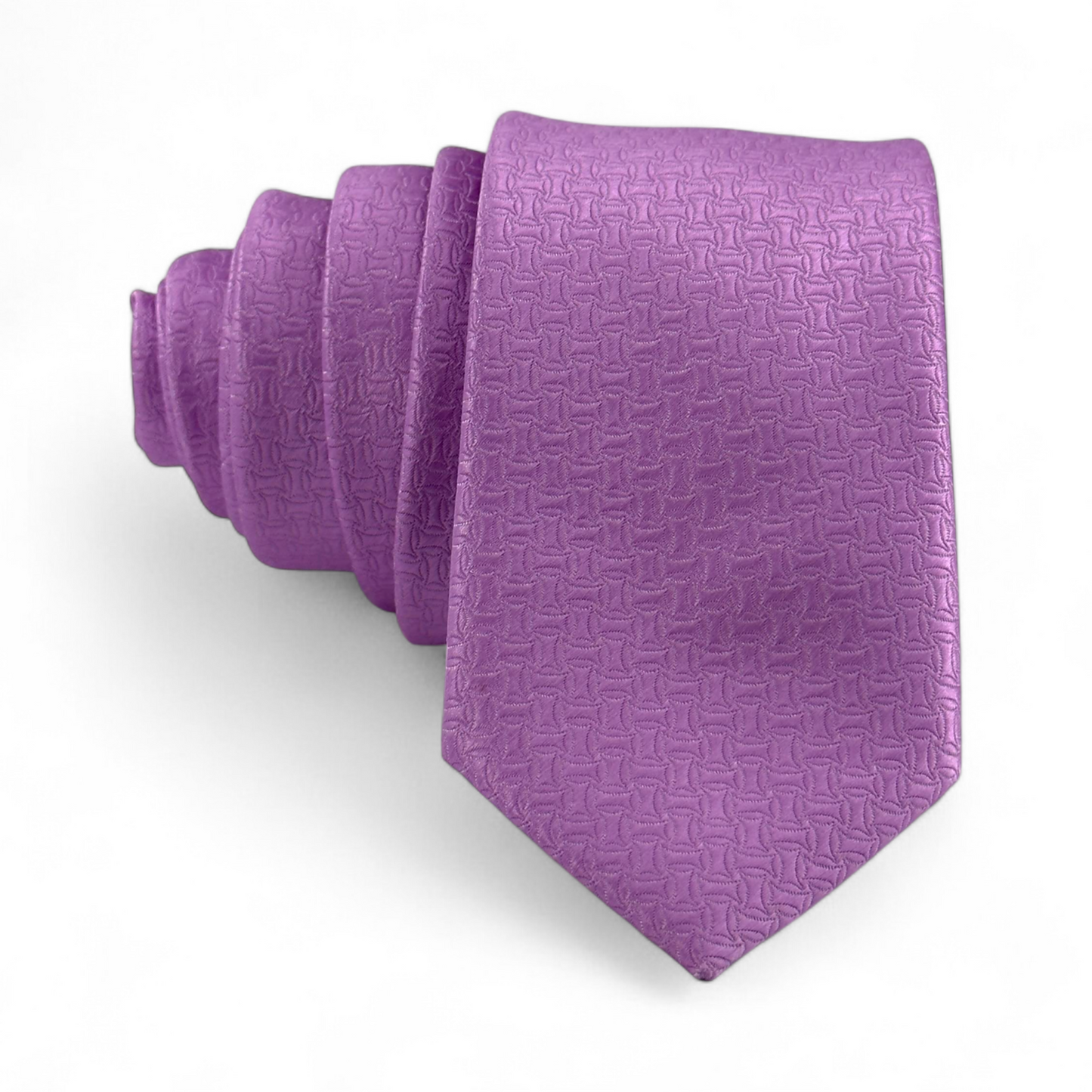 💜 Corbata Lila Texturizada – Estilo y distinción