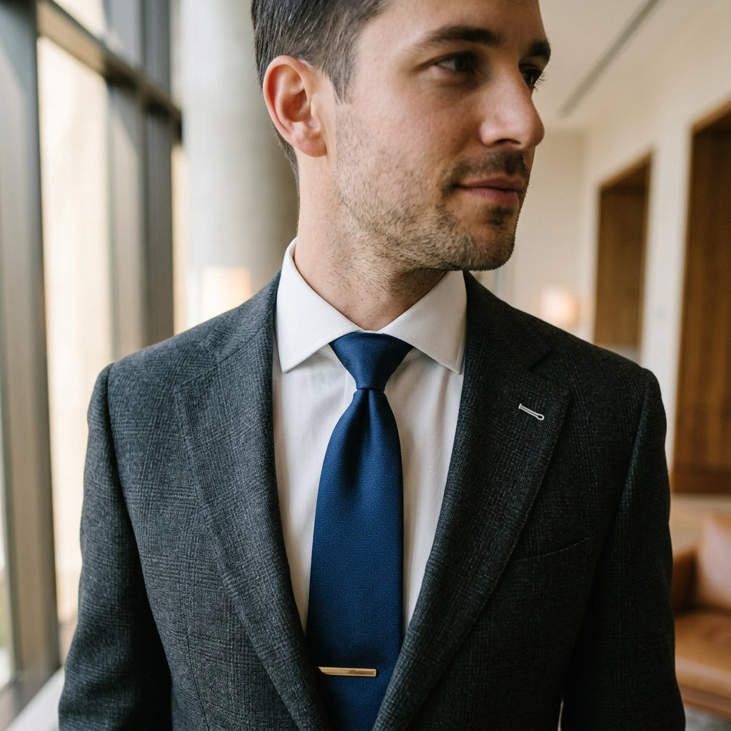 Corbata Dandi en uso - Estilo editorial